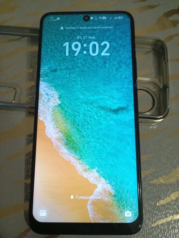 gence telefonlar: Honor X7b, 128 GB, rəng - Qara, Barmaq izi, Sensor, İki sim kartlı