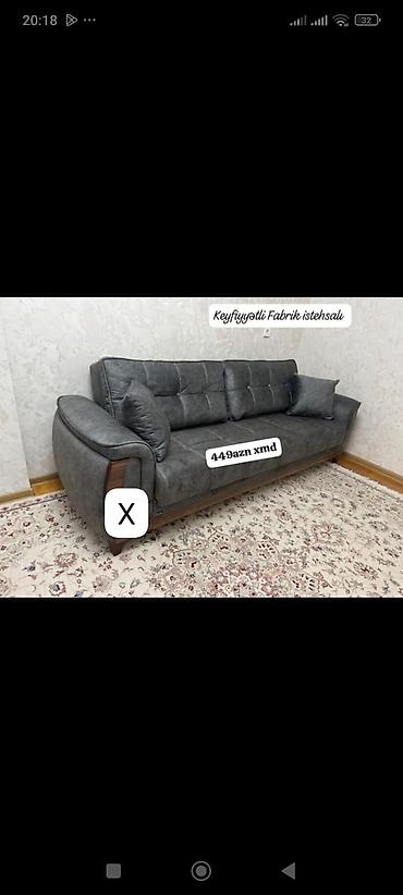 Divanlar: Məhsul: 3 nəfərlik divan - Fabrik istehsalı, keyfiyyətli material - — 1