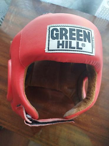 Dəbilqələr: GREEN HILL boks/kikboks baş qoruyucusu - Rəng: qırmızı, qara — 3
