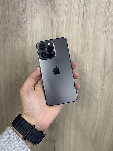 Apple iPhone: IPhone 13 Pro, Б/у, 128 ГБ, Черный, Защитное стекло, Чехол, 78 % — 1