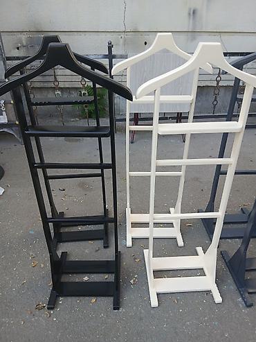 вешалка в прихожую: Taxta paltar asılqanı/Tekbasli - Material: MDF - Forma: ev damı — 10