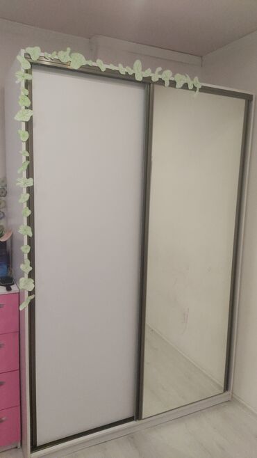 комод с зеркалом бишкек: Спальный гарнитур, Односпальная кровать, Шкаф, Комод, цвет - Розовый, Б/у