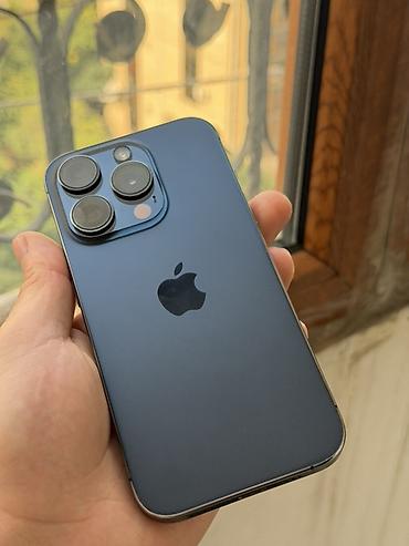 iphone 1w: IPhone 15 Pro, Blue Titanium, Face ID — 1
