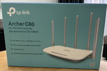 Модемы и сетевое оборудование: Продаю роутер в отличном рабочем состоянии TP-Link Archer C60 -