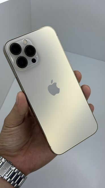 Apple iPhone: IPhone 13 Pro Max, Б/у, 256 ГБ, Matte Gold, 86 %