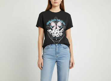 modne t shirty młodzieżowe: T-shirt damski, rozmiar M