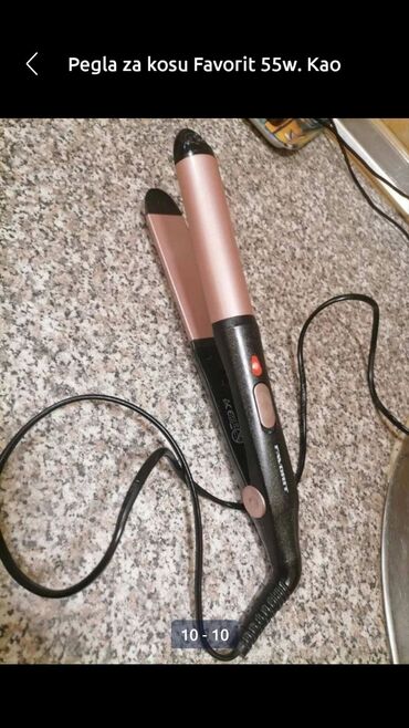 Prese za kosu: Pegla za kosu Favorit 55w kao nova je
 Mirjevo — 1
