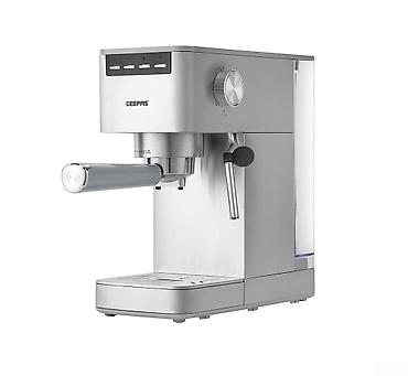 kofe masini: Geepas GCM1415SS 20 bar 1.5 L – Espresso və kapuçino qəhvə maşını 🟢 — 1