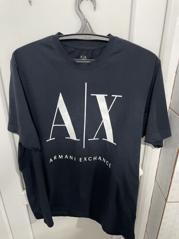 armani: Футболка XL (EU 42), цвет - Синий