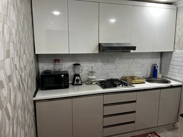 kuxna ucun kafeller: Mətbəx mebeli [ Uzunluğu 2.60sm qapılar mdf asbiratır qaz peçi uvanik