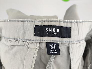 basic t shirt oversize: SMOG, Chinosy dla mężczyzn, rozmiar M — 4