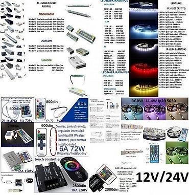 trakice: Led traka rgb 10m i RGB setovi 5050smd 3528smd. =LED TRAKA RGB sadrzi — 9