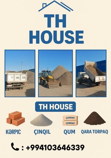 Qum: 🏗️ Tikinti Materiallarının Satışı! 🏗️ Tikinti üçün lazım olan