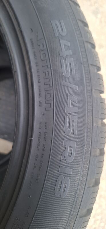 Gume i felne: Prodajem 2kom polovne zimske auto gume dimenzije 245 45 R18 Nokian u — 9