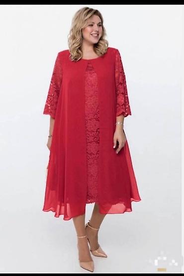 odeća za krupne: 03. Haljine za punije dame XL 2XL 3XL 4XL. Cena 3700dinara Obim grudi — 2