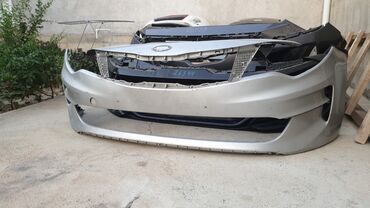 бампер на 210 кузов: Передний Бампер Kia 2017 г., Б/у, цвет - Серебристый, Оригинал