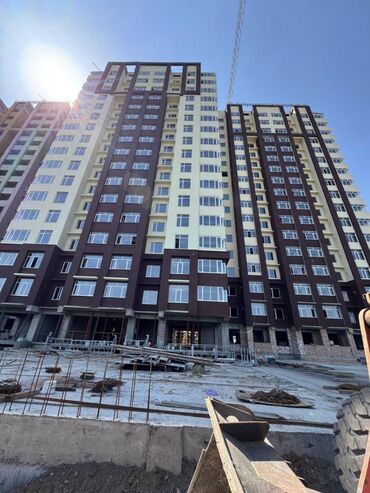 недостроенные дома в бишкеке: 1 комната, 48 м², Элитка, 8 этаж, ПСО (под самоотделку)