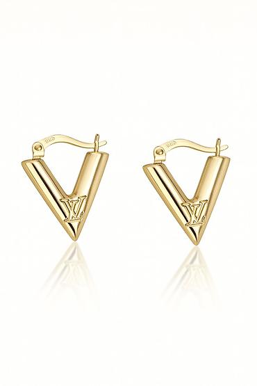 amber elixir: Серьги из желтого золота 585 - Артикул: 37270 - Категория: серьги - — 1