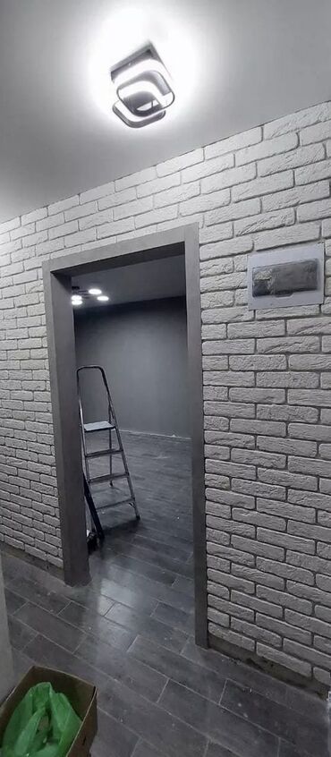Ağlay: 🧱 Daxili dekorasiya üçün bəzəkli kərpic Divarları böyük xərclər