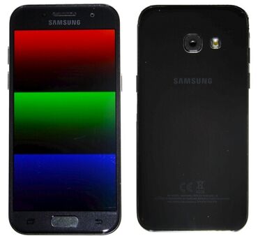 телфон самсунк: Samsung Galaxy A3 2017, Б/у, 4 GB, цвет - Черный, 2 SIM, eSIM