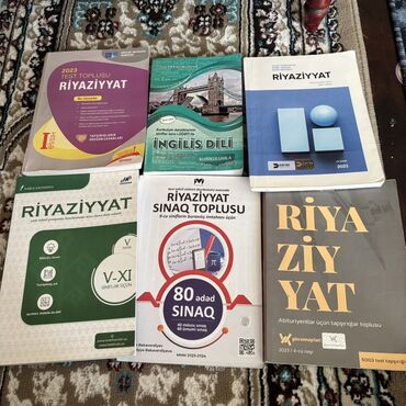 Testlər: Müxtəlif siniflər və fənlər üzrə dərsliklər və test topluları dəsti