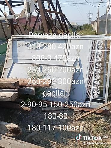 Darvazalar və aksesuarlar: Metal darvaza/qapı panelləri muxtelif ocude darvazalar 220-600azn — 6