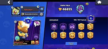 qaqa profil şəkilləri: Brawl Stars oyunu üçün yüksək səviyyəli hesab - Kupa yolu: 46,855 - — 1
