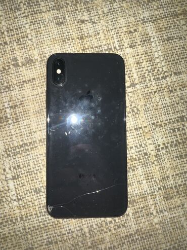 Apple iPhone: IPhone X, 256 GB, Black Titanium, Barmaq izi, Face ID