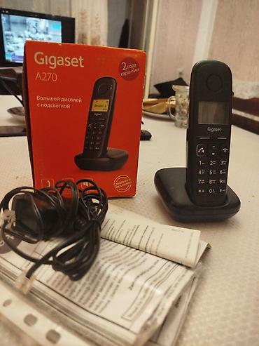 simsiz adapter: Gigaset A270 simsiz ev telefonu Xüsusiyyətlər: - Böyük, işıqlı LCD — 1