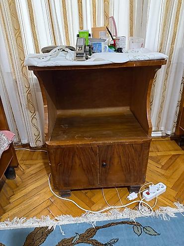servan: Taxta televizor/servant altlığı - Material: tam ağac, təbii ağac — 1