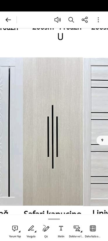 Məhsul: Daxili otaq qapısı – modern dizayn - Material: MDF/Laminit lalafo.az -da Məhsul: Daxili otaq qapısı – modern dizayn - Material: MDF/Laminit