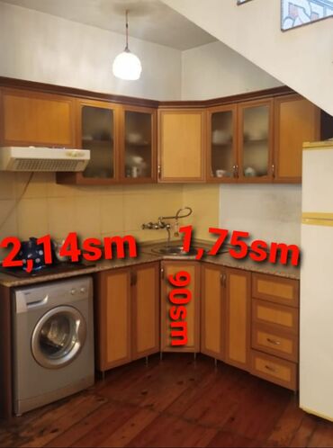 sumqayıtda kirayə həyət evləri: Taxtadan hazırlanmış mətbəx mebeli dəsti.120 azn Üst şkaflar şüşə