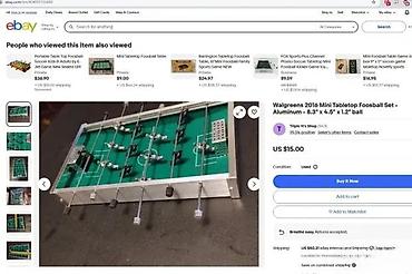 Stoni sportovi: Mini stoni fudbal – metalni - Kompaktan, prenosiv model stolnog — 5