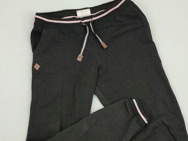 sandały czarne zamszowe: Sweatpants, 12 years, 146/152, condition - Good