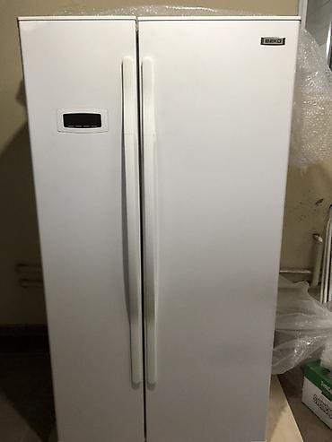 samavar satilir: BEKO Side-by-Side tipli soyuducu - Rəng: ağ, ikiqat şaquli qapı — 1