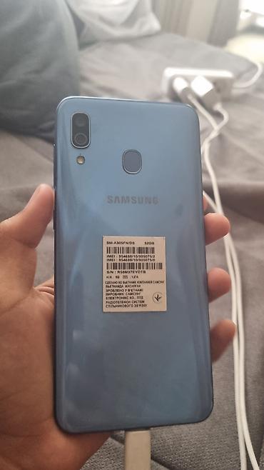 8 ultra: Samsung Galaxy A30, Б/у, 32 ГБ, цвет - Голубой, 2 SIM — 2