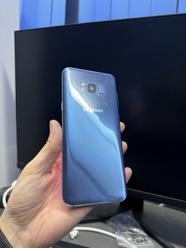 самсунг s9 plus: Samsung Galaxy S8 Plus, Б/у, 128 ГБ, цвет - Голубой, 2 SIM