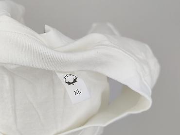 białe t shirty basic: One, T-shirt damski, rozmiar XL — 4