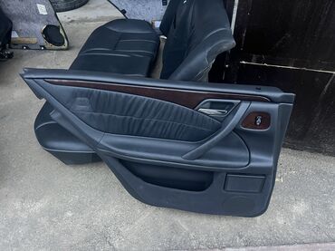 Сиденья: Комплект сидений, Кожа, Mercedes-Benz 2001 г., Б/у, Оригинал, Германия — 5