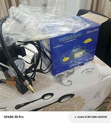 islenmis tekerlerin satisi: Tornado Air Erupt AC 580 – avtomobil şinləri üçün kompressor — 3