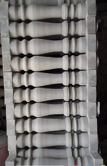 Məhəccər balyansları: Məhsul: Daş balyustrada və sütun elementləri Təsvir: - Təbii daşdan — 52