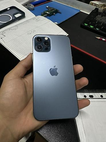 купить часы honor: IPhone 12 Pro, Б/у, 256 ГБ, Pacific Blue, Чехол, 76 % — 4