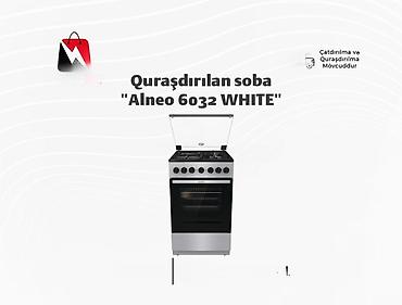 Quraşdırılan soba "Alneo 6032 WHITE"Qarışıq soba Alneo 6032 White — 1