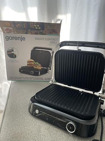 gorenje mikseri: Gorenje Smart Contact Grill – GCG2100S - Güc: 2100 W – sürətli — 3