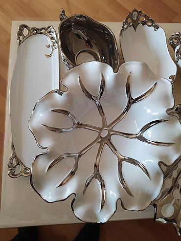 Nahar dəstləri və servizlər: Nahar dəsti, rəng - Ağ, Farfor — 12