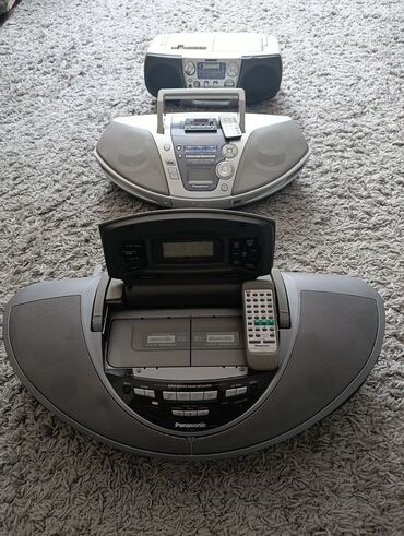 акустические системы 3.1 с пультом ду: Портативная аудиосистема Panasonic с CD-плеером и двойной кассетной