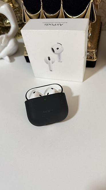 наушники на айфон 7: AirPods 4 «original» • Коробка • Чехол (покупал за 2000) — 3