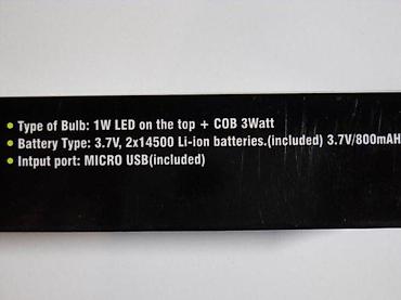 Medicinske lampe: LED radna lampa – džepna, punjiva - Kompaktan olovka‑format sa — 8