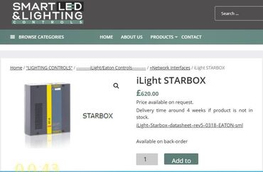 ağ lay: ILight Starbox, iLight ağını altı farklı bölüme ayırmaya olanak
