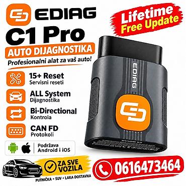 EDiag C1 Pro – AI-assisted OBD2 Bluetooth dijagnostika -